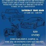 Jasper Elks Lodge car, truck and motorcycle show