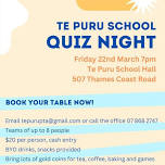 Te Puru School Quiz Night