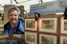 Live Painting demonstration - watercolour landscape by Peter Woolley