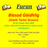 Blasad Gàidhlig - Gaelic Taster Session