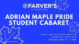 Adrian Maple Pride Student Cabaret