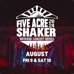 Five Acre Shaker Festival 2024