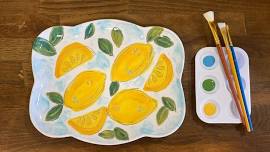 Lemon Splash Serving Plate