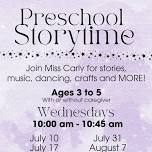 Preschool Storytime