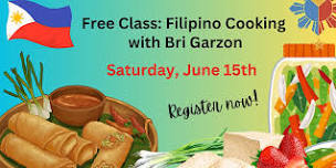 Free Class: Filipino Cooking