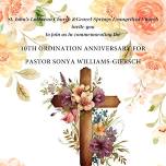 10th Ordination Anniversary for Pastor Sonya Williams-Giersch