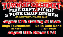 Town of Calumet Fire Department Picnic & Pork Chop Dinner