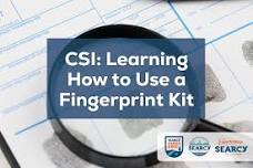 CSI: Learning How to Use a Fingerprint Kit — Experience Searcy: Restaurants, Events & Hotels in Searcy