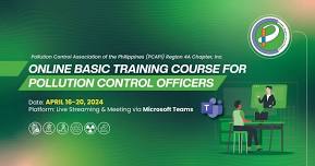 PCAPI R4A Online Accredited Basic Training Course for Pollution Control Officers