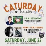 Caturday for the Kids with authors Hannah E. Harrison and Maria Veres