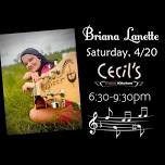 Briana Lanette at Cecil's Cajun Kitchen