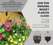 HANING BASKET PLANTER CLASS