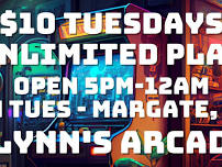 $10 TUESDAYS | Every Tuesday @ Flynn’s Arcade