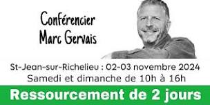 ST-JEAN-SUR-RICHELIEU : Ressourcement de 2 jours (50$ par jour)