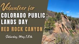 Red Rock Canyon Volunteer Day with RMFI for Colorado Public Lands Day