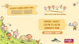 Children’s Summer Library Program Finale: Summer Games