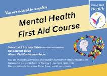 CAH Mental Health First Aid Course