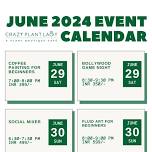 Weekend Events at Crazy Plant Lady Cafe (June 29th, 30th)