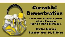 Furoshiki Purse-Making Demonstration