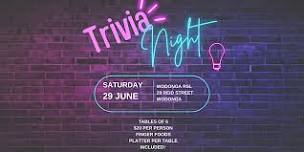 Wodonga RSL Trivia Night