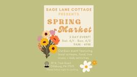 SPRING MARKET at Sage Lane Cottage | 2 Day Event |