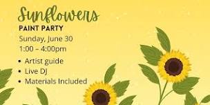 Sunflower Paint Party!