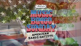 Music Bingo Sunday - American Bands/Artists