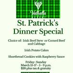 St. Patrick’s Dinner Special