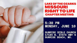 Lake of the Ozarks Missouri Right to Life Meeting