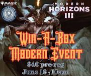 Win-A-Box: MTG Modern Horizons 3 at Clockwork