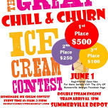 The Great Chill & Churn Homemade Ice Cream Contest & Train Arrival