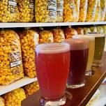 Popcorn + Beer Flights at Intuition Brewing