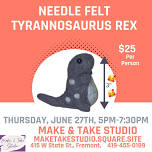 Needle Felt Class-Tyrannosaurus Rex