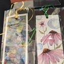 Watercolor bookmarks class