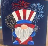 Patriotic Paint Day!! Gnome, Flower or Flag!!