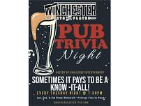 Trivia at The Winchester