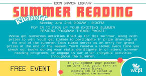 Summer Reading Kickoff: Edon Branch Library