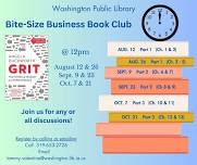 Bite Size Business Book Club: Grit by Angela Duckworth