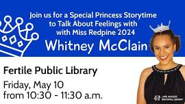 A Special Princess Storytime with Miss Whitney McClain: Learn how to be kind to yourself