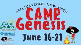 Camp Genesis Applications Open!