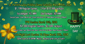 St. Patrick’s Day Bingo 3.16.2024