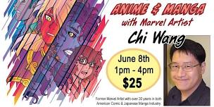 Anime Manga Workshop with former Marvel Comic Book Artist Chi Wang