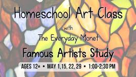 Homeschool Art Class: Ages 12+