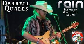 Darrell Qualls Returns to Rain to Kick off April!