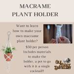 Macrame Plant Holder & Pot night