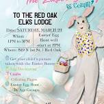 The Easter Bunny at the Red Oak Elks Lodge