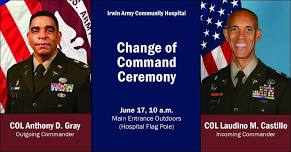 Hospital Change of Command Ceremony