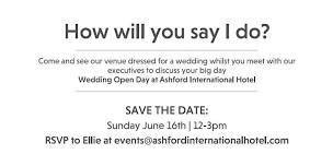 Wedding Open Day