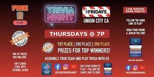 Trivia Night   TGI Fridays - Union City CA - THUR 7p -  LeaderboardGames,