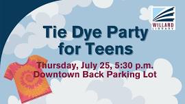 Tie Dye Party for Teens